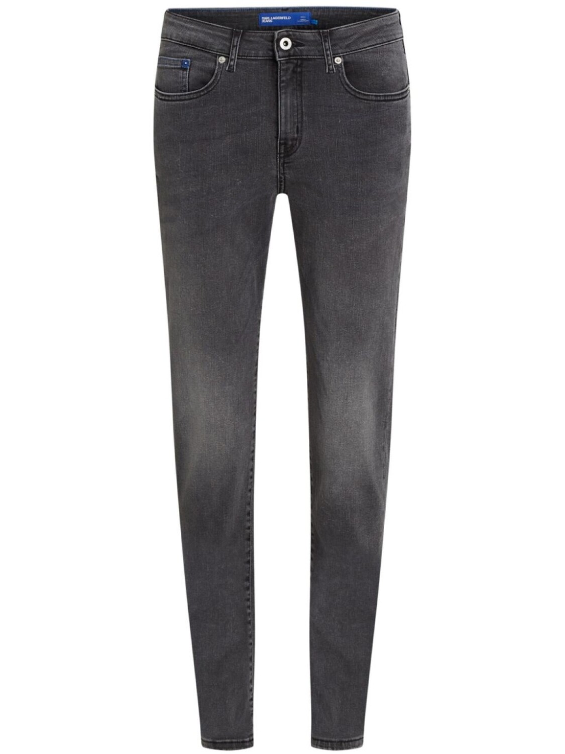 

Узкие джинсы средней посадки Karl Lagerfeld Jeans, черный