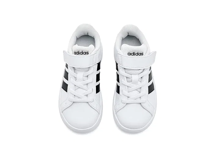 Кроссовки детские Grand Court 3.0 EL Adidas Kids, White/Black/White — фото 3