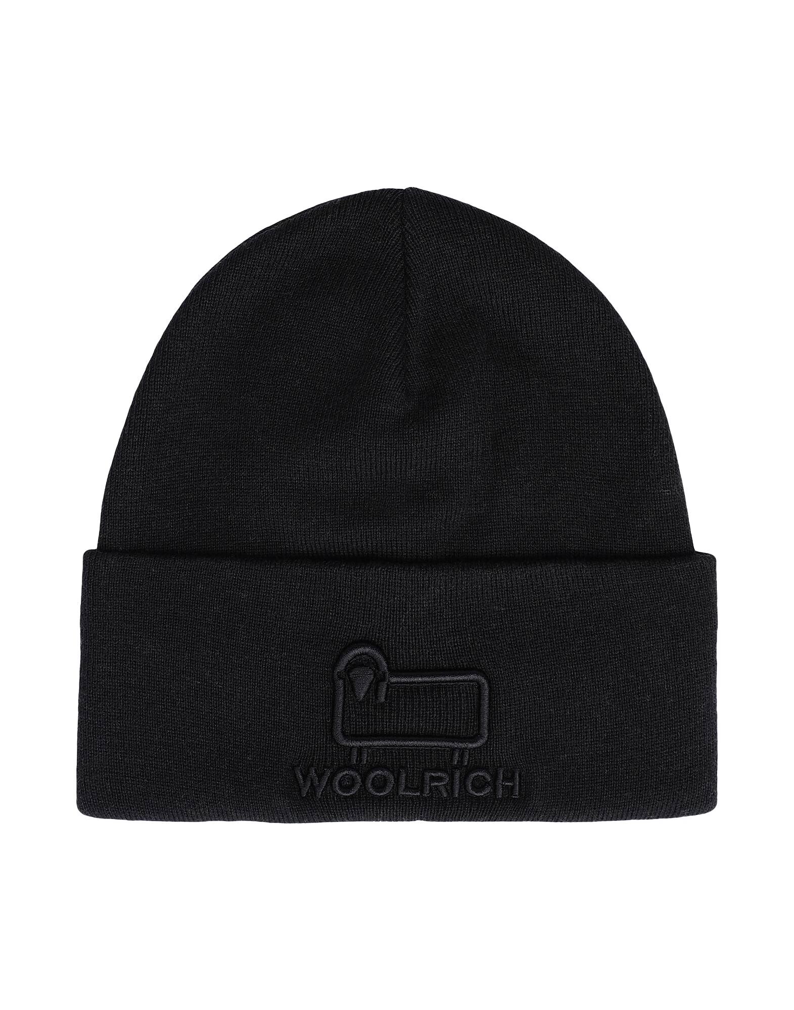 

Шапка Unisex Cotton Wool Beanie Woolrich, черный