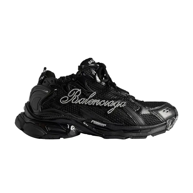 

Кроссовки Balenciaga Runner, Black Rhinestone