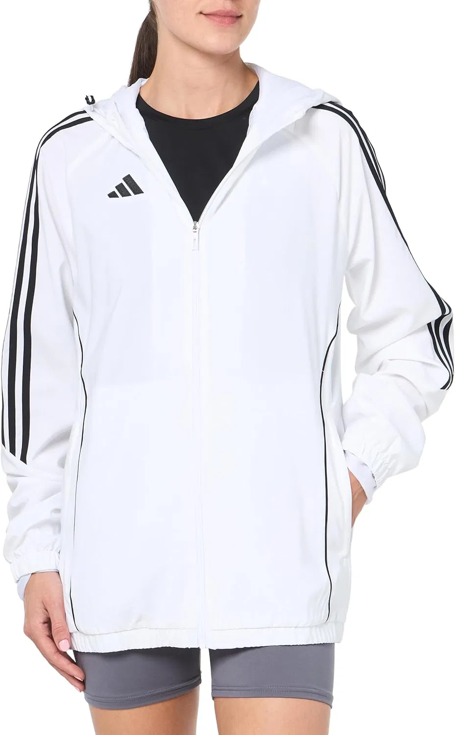 Ветровка женская adidas, White/Black