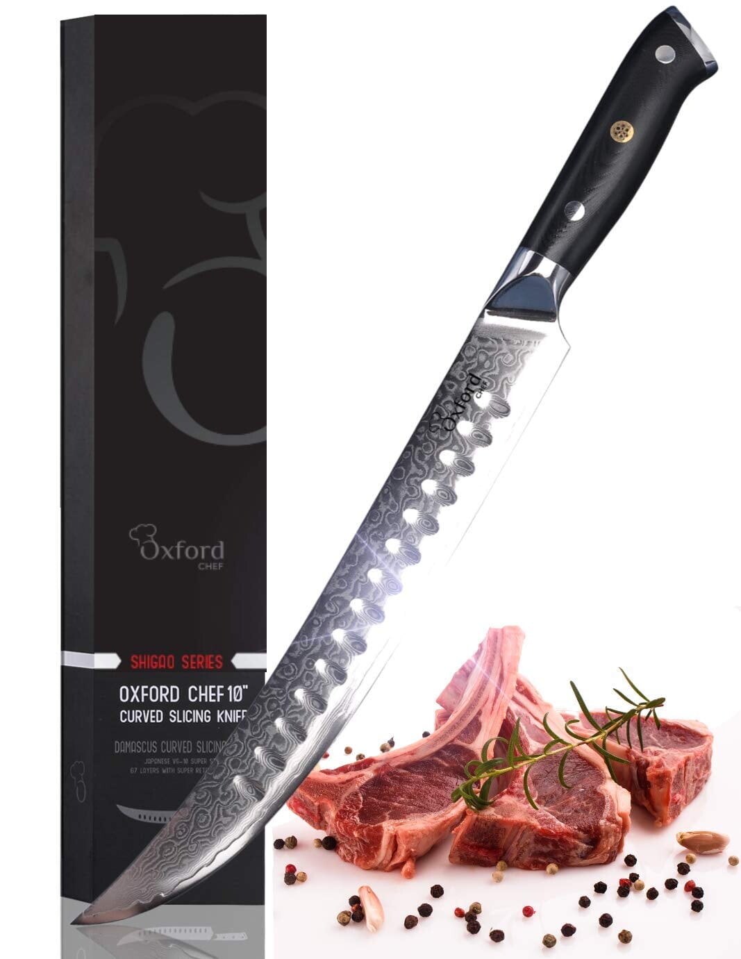

Изогнутый нож для нарезки Oxford Chef VG10