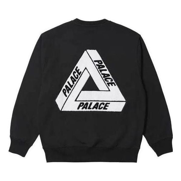 

Толстовка fleece tri-ferg crew 'black' Palace, черный