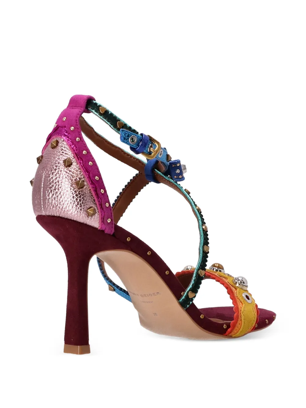 Босоножки Mini Bow Eylet 90 Kurt Geiger London, желтый — фото 3
