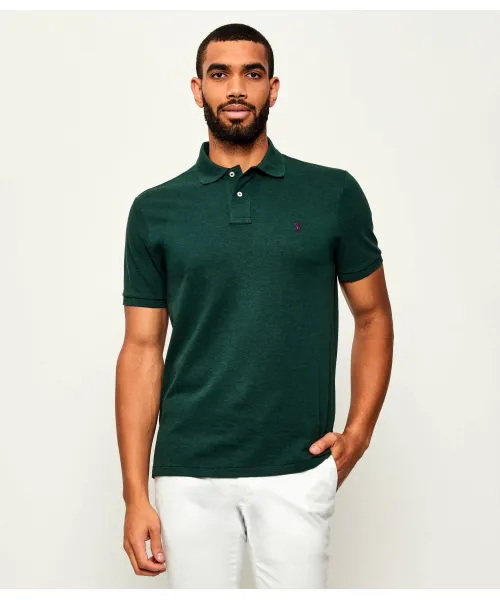 

Футболка поло Slim fit Polo Ralph Lauren, зеленый