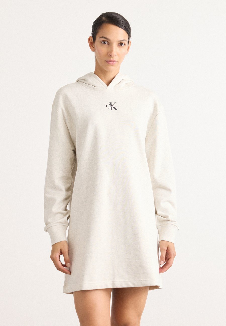 

Платье Calvin Klein Jeans MONOLOGO PREMIUM HOODIE, Vanilla Heather/Beige
