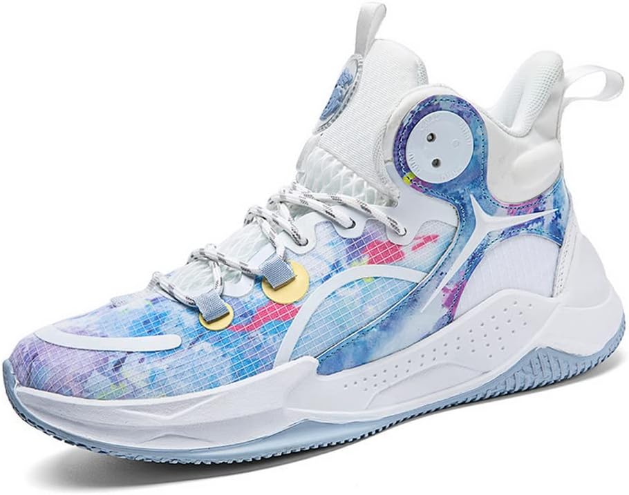 

Мужские и женские баскетбольные кроссовки, унисекс модные баскетбольные кроссовки для молодежи, нескользящие баскетбольные тренировочные кроссовки, спортивная обувь для женщин для улицы и зала Dhovor, синий