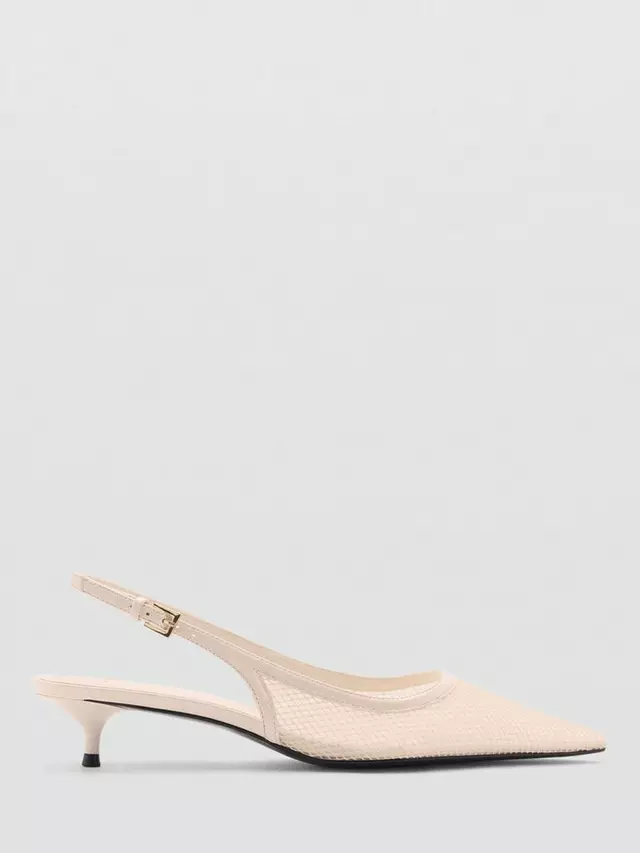 

Туфли-лодочки Mango Honey Mesh Kitten Heel, белый
