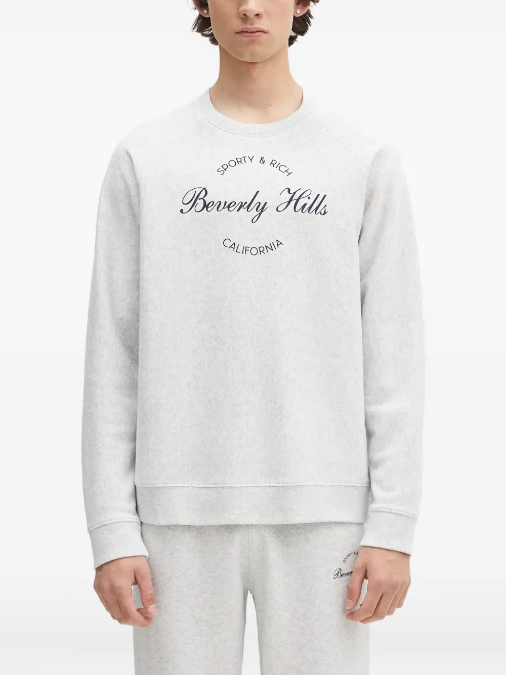 

Толстовка Beverly Hills Sporty & Rich, серый