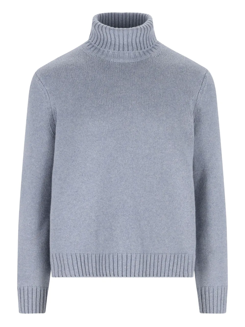 

Кашемировый свитер с воротником-стойкой (гольф) Loro Piana, синий