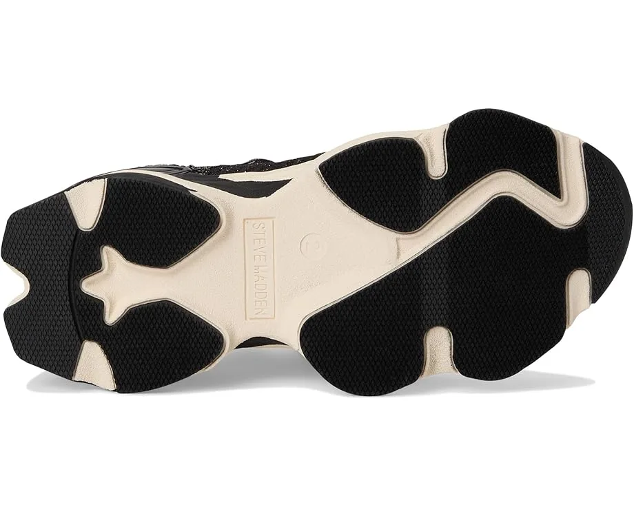 Кроссовки Steve Madden Kids Solace (Little Kid/Big Kid), Black — фото 3