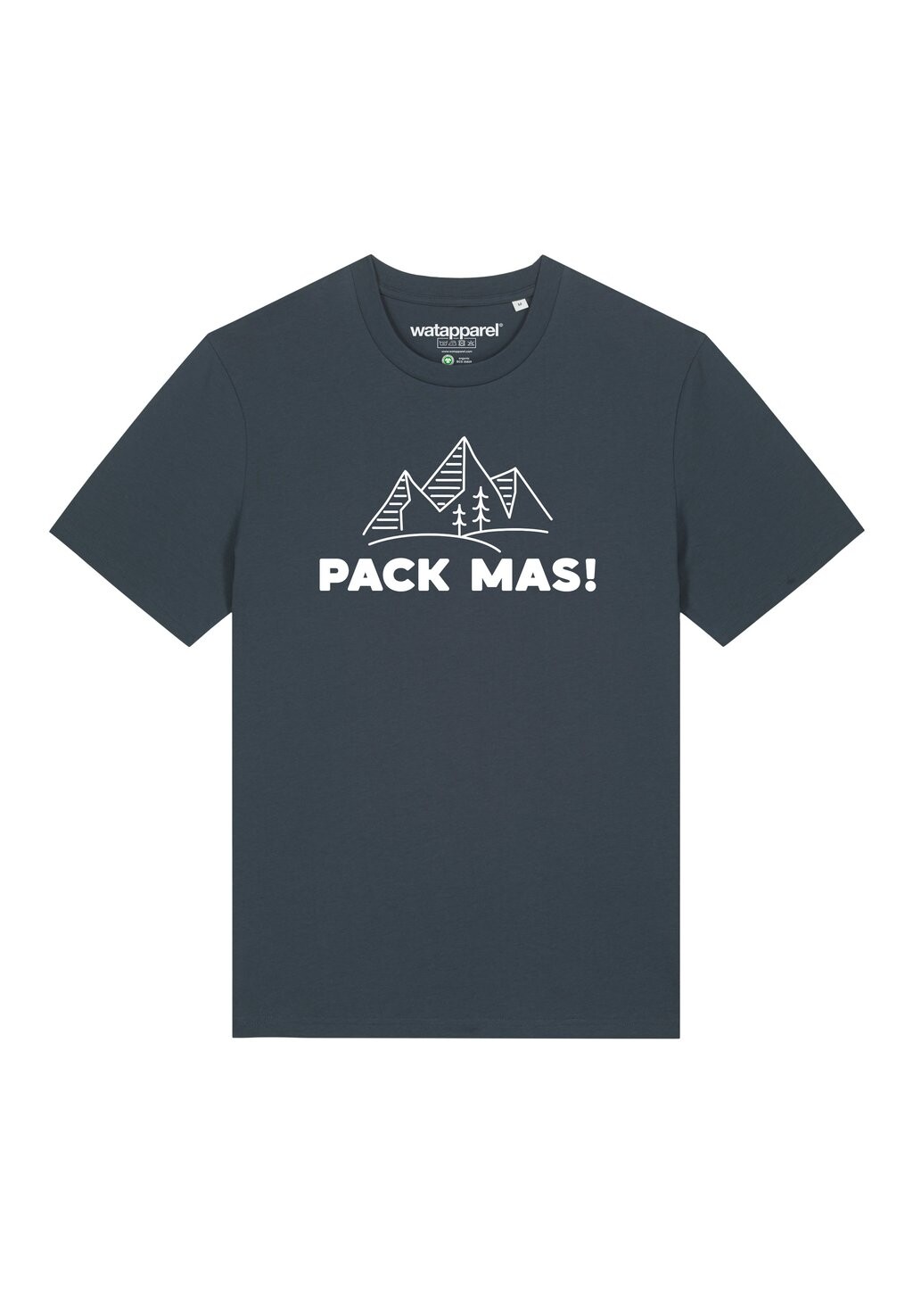

Футболка с принтом PACK MAS watapparel, цвет Mottled Light Grey