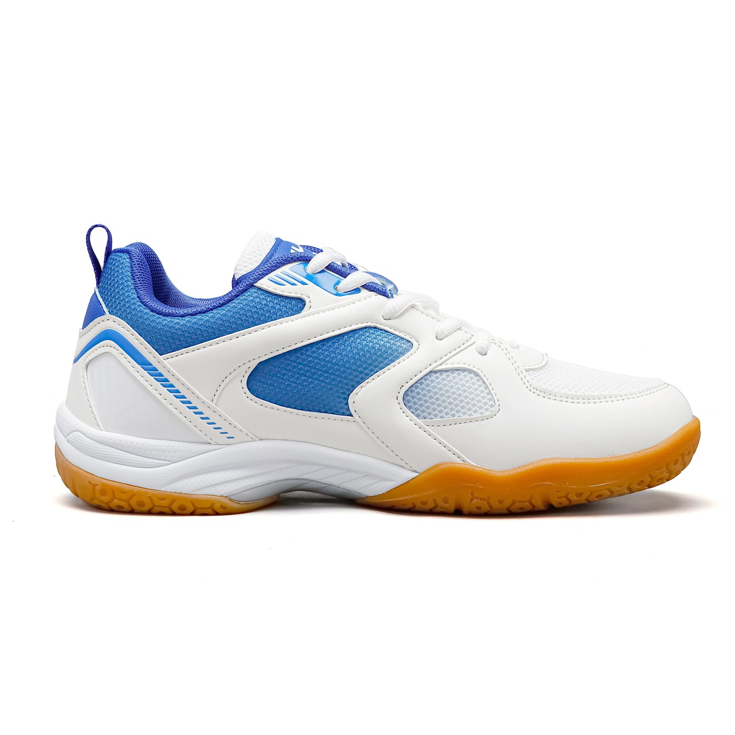 WARRIOR Амортизирующие нескользящие дышащие низкие бадминтонные кроссовки men's white blue — фото 3