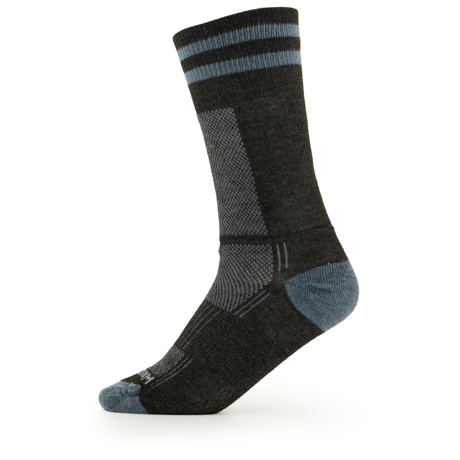 

Походные носки Wrightsock Coolmesh II Crew, цвет Black/Grey