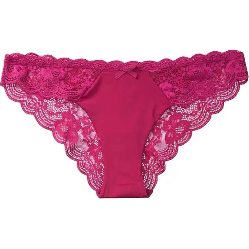 Victoria's Secret Женские трусики, 1 шт, фуксия