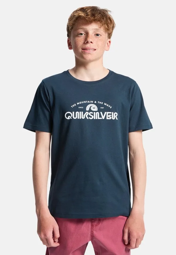 Футболка с принтом Quiksilver, Blue — фото 2