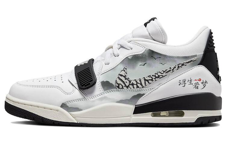 

Кроссовки Jordan Legacy 312 Vintage Basketball Shoes Men Low-top Black/white, белый