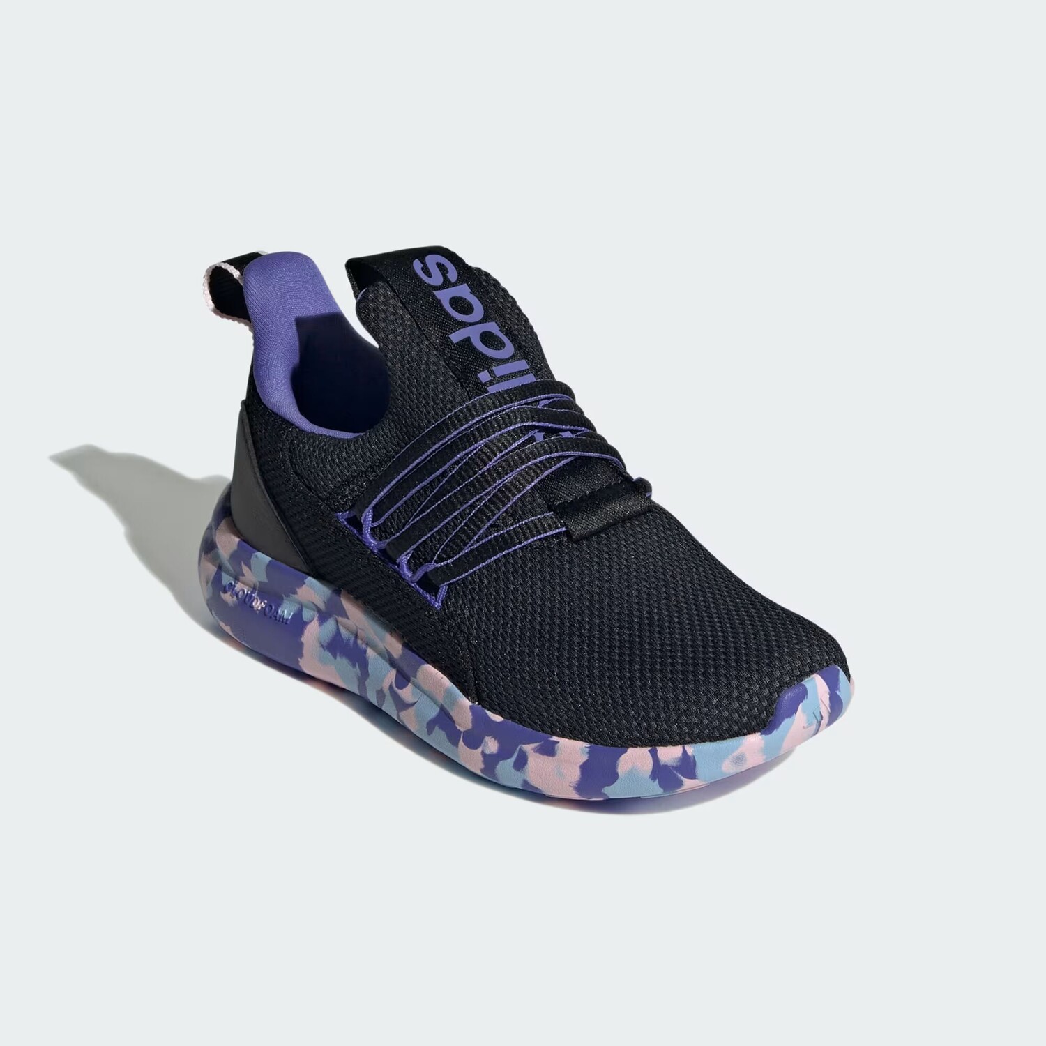 Кроссовки Lite Racer Adapt 7.0 для детей Adidas, цвет Core Black/Clear Pink/Cobalt Blue — фото 4