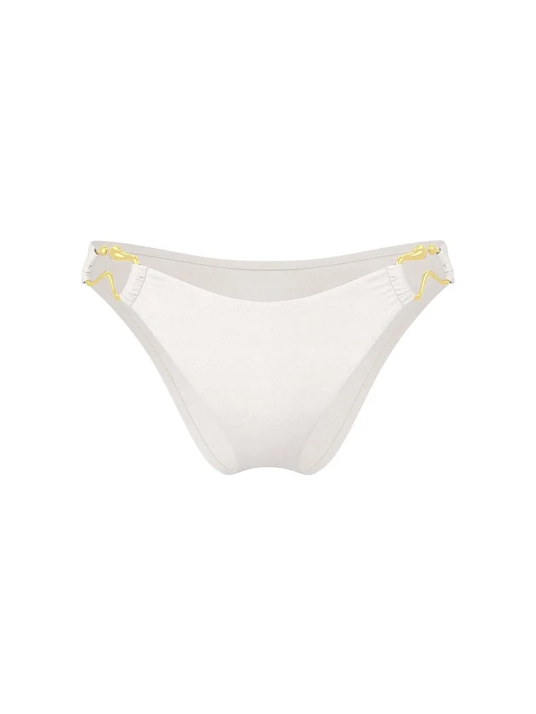 Бикини Victoria'S Secret Swim, бразильские, органическая форма, белый — фото 3