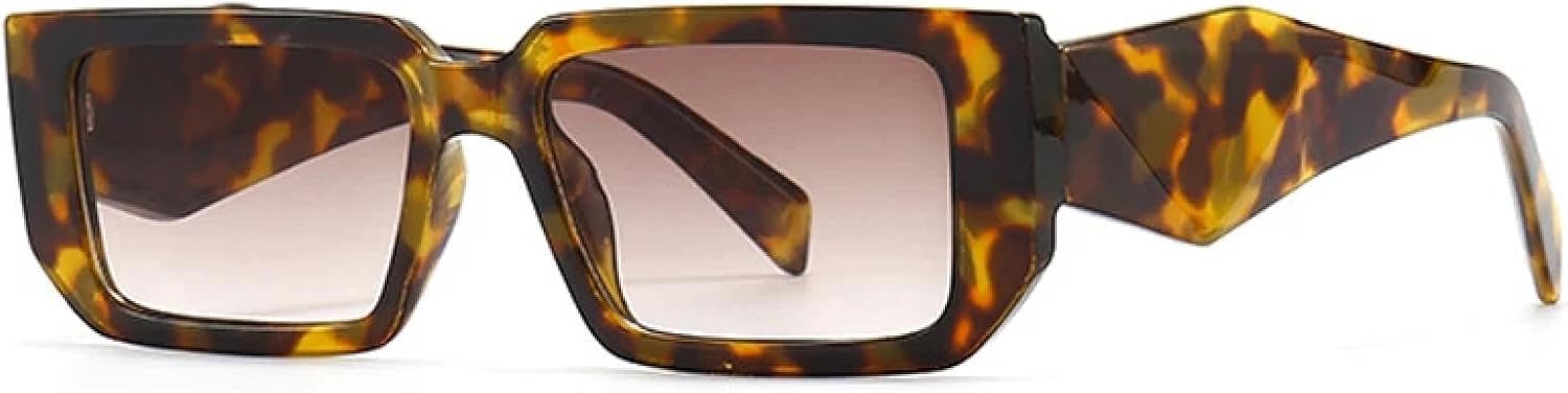 

Солнцезащитные очки с защитой от УФ-излучения UV400 для женщин и мужчин | Яркие оттенки желтого и зеленого | для занятий спортом на открытом воздухе DSVIGF, Leopard Tea Gradient