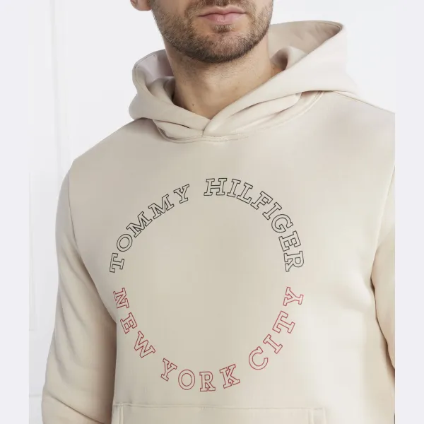 Толстовка стандартного кроя Monotype Roundall Tommy Hilfiger, бежевый — фото 3