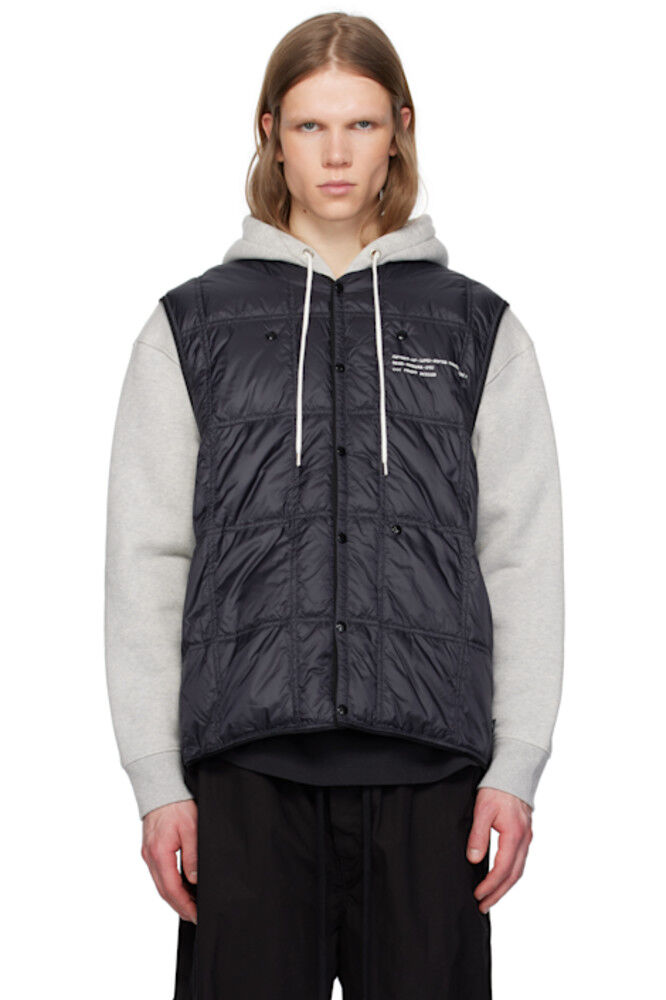 

Жилет 7 Moncler FRGMT Hiroshi Fujiwara Navy Vaile Packable Down Vest Moncler Genius