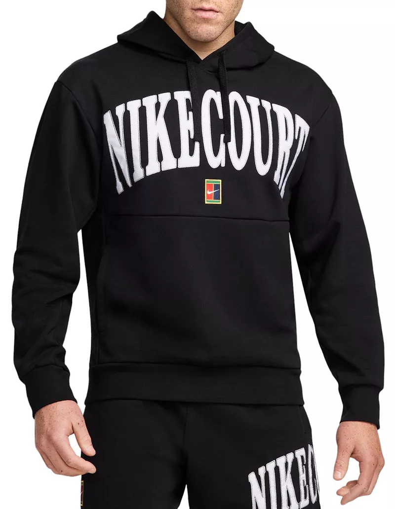 

Мужская теннисная худи NikeCourt Dri-FIT Heritage Fleece, черный