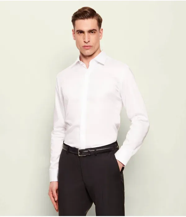 Футболка H-HANK-K-PARTY-261 slim fit Boss, белый