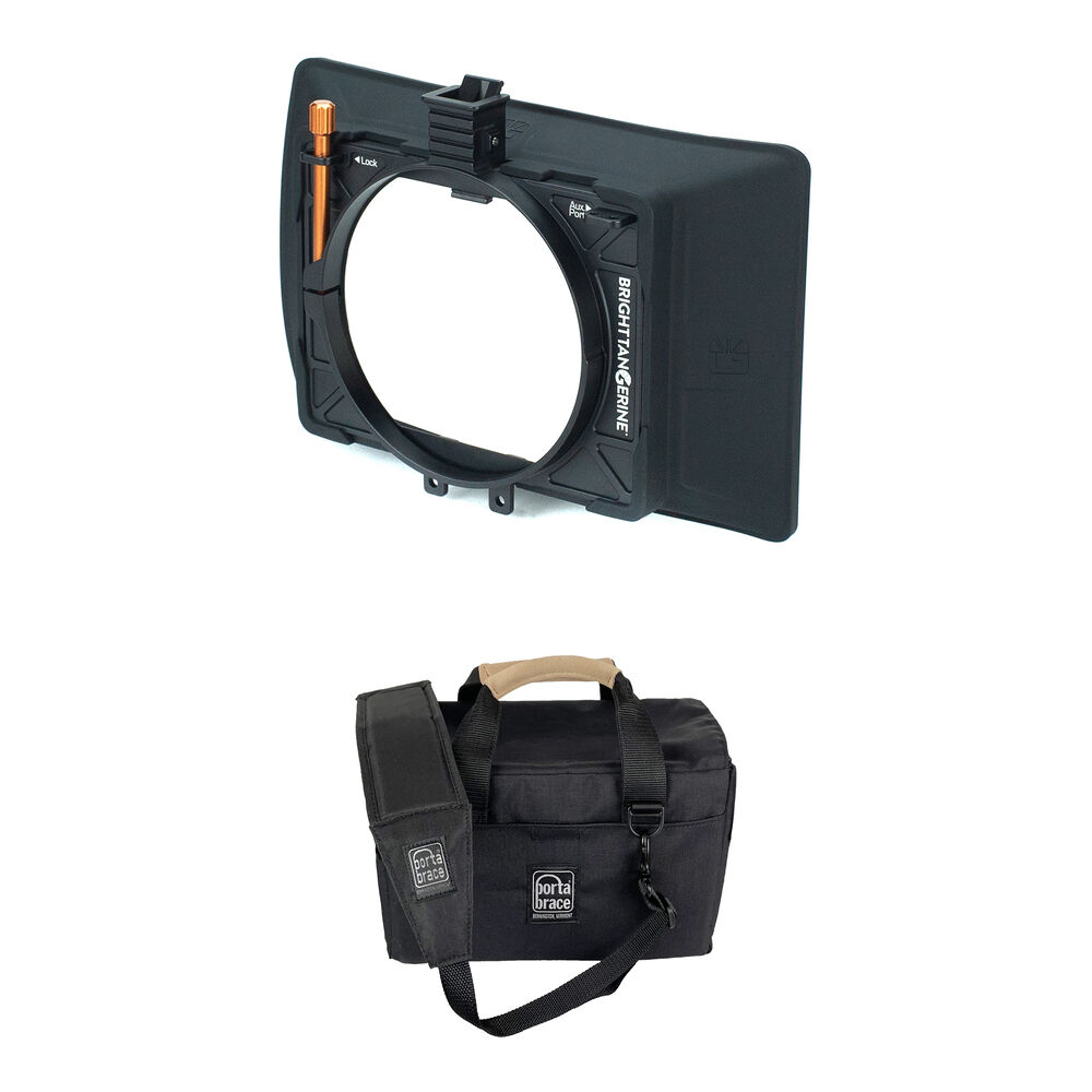 

Bright Tangerine Misfit Atom Clip-On Matte Box and Carrying Case