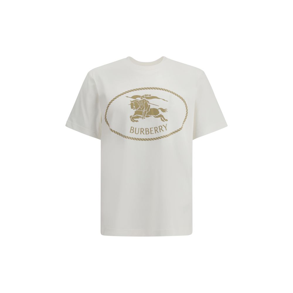 

Футболка с логотипом Burberry, кремовый