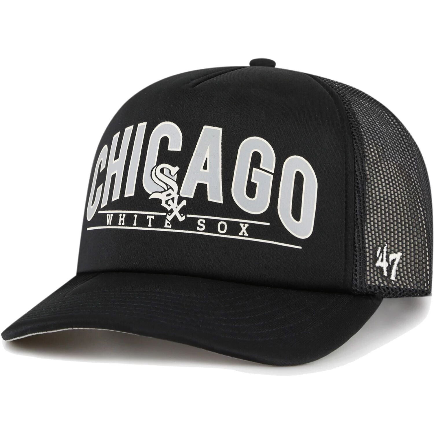 

Мужская кепка Snapback из пеноматериала '47 Chicago White Sox Backhaul Black Chicago