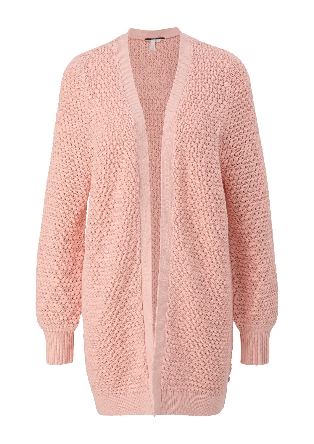 

QS Кардиган из трикотажа в персиковом цвете