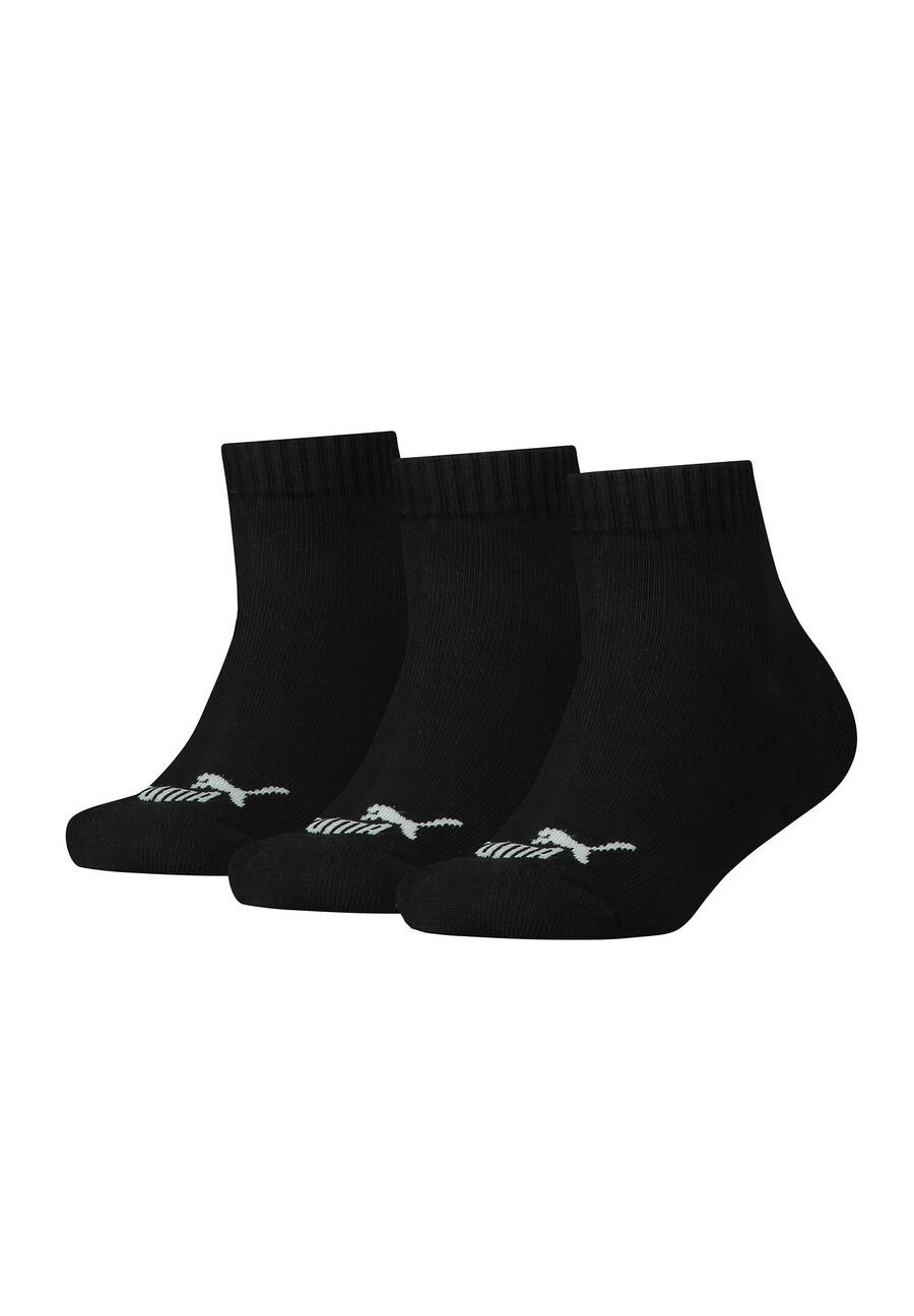 

Детские носки Puma Kids Quarter Socks, размеры 27-38 для девочек и мальчиков, 3 пары
