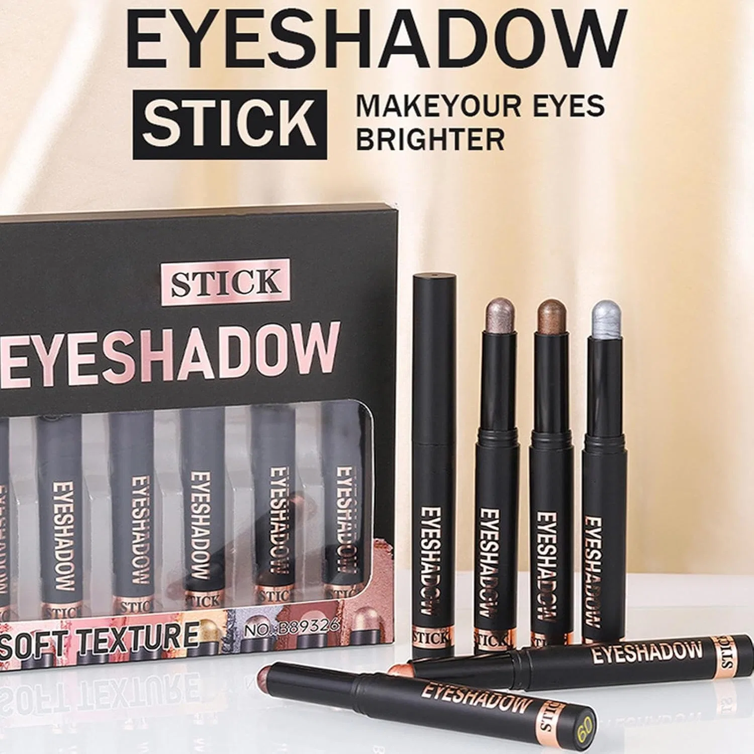 Набор теней для век стик 6 шт Highlight & Shi ммer, группа A — фото 4
