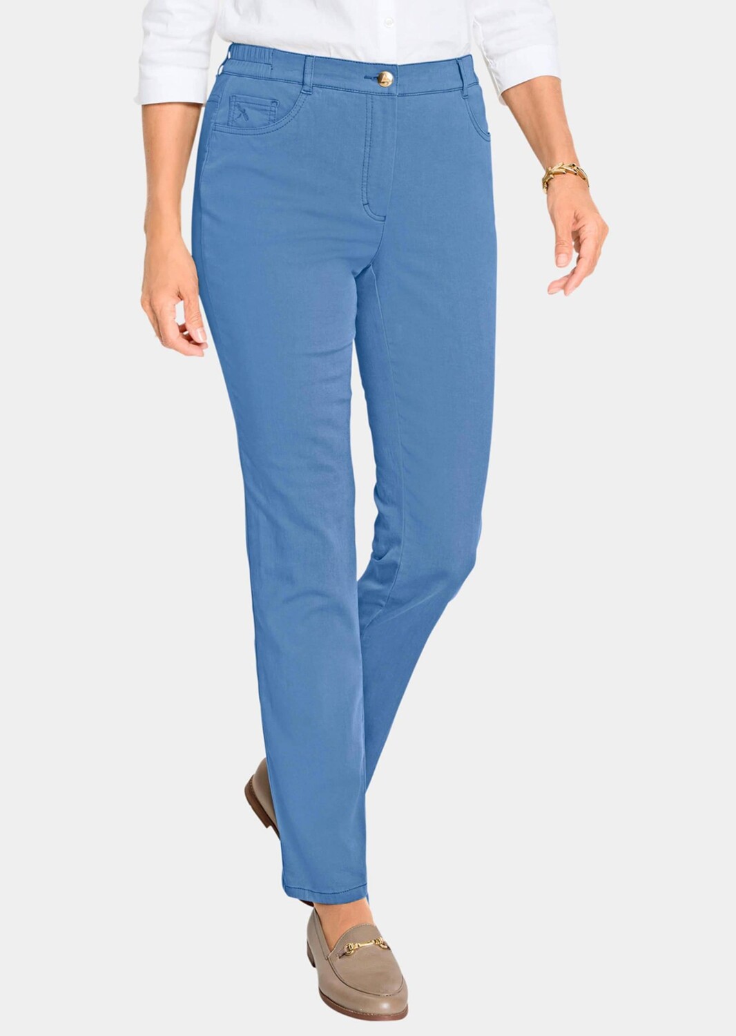 

Брюки GOLDNER Hose Carla, цвет jeansblau