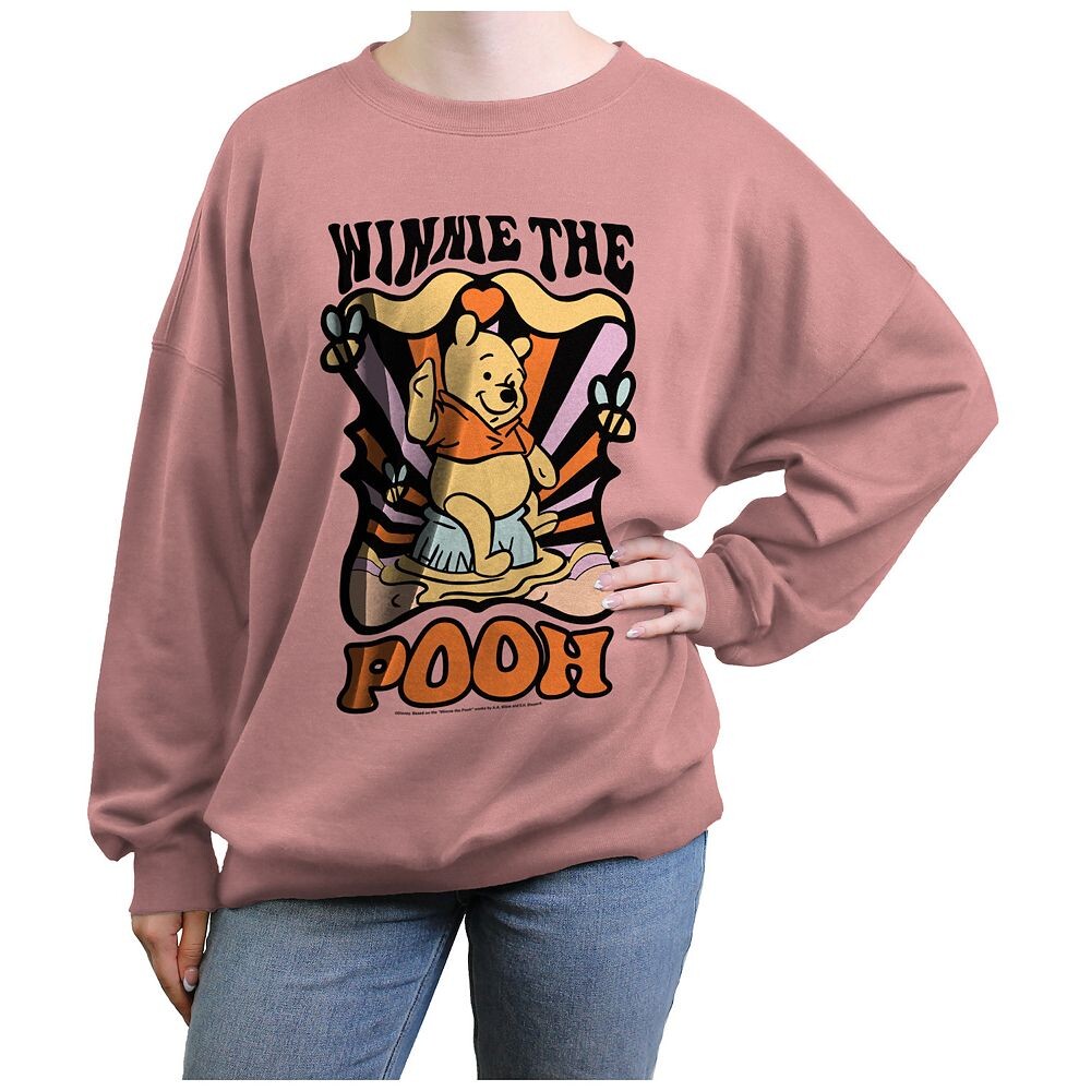 

Флисовый флисовый постер с забавным плакатом Disney's Winnie The Pooh Juniors, цвет Desert Pink