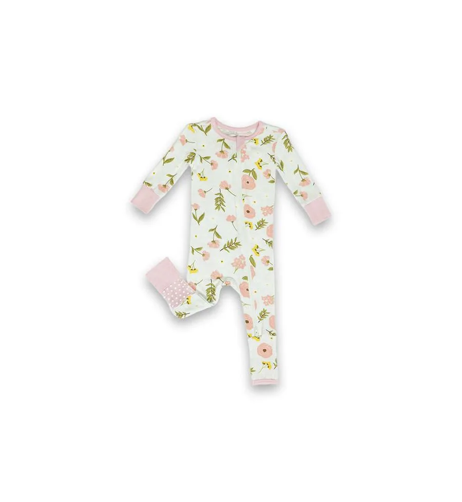 Baby Grey By Everly Grey Детский серый комбинезон-трансформер для девочек от Everly Grey с длинными рукавами — фото 3