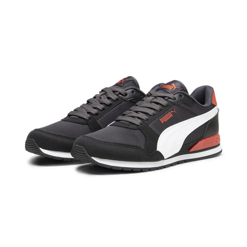 

Кроссовки ST Runner v3 Mesh V Молодежные PUMA Dark Coal White Black Grey