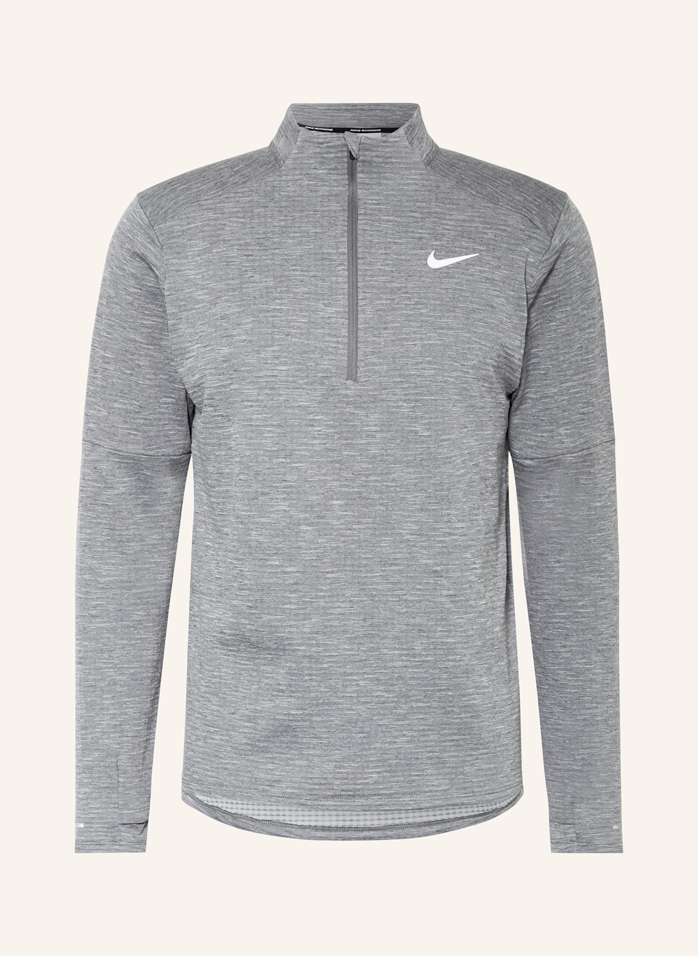 

Футболка для бега с термо-отталкивающим элементом Nike, серый