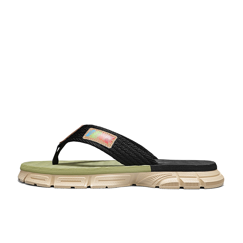 

Мужские шлепанцы из ЭВА, устойчивые к истиранию FCMM, Black Green