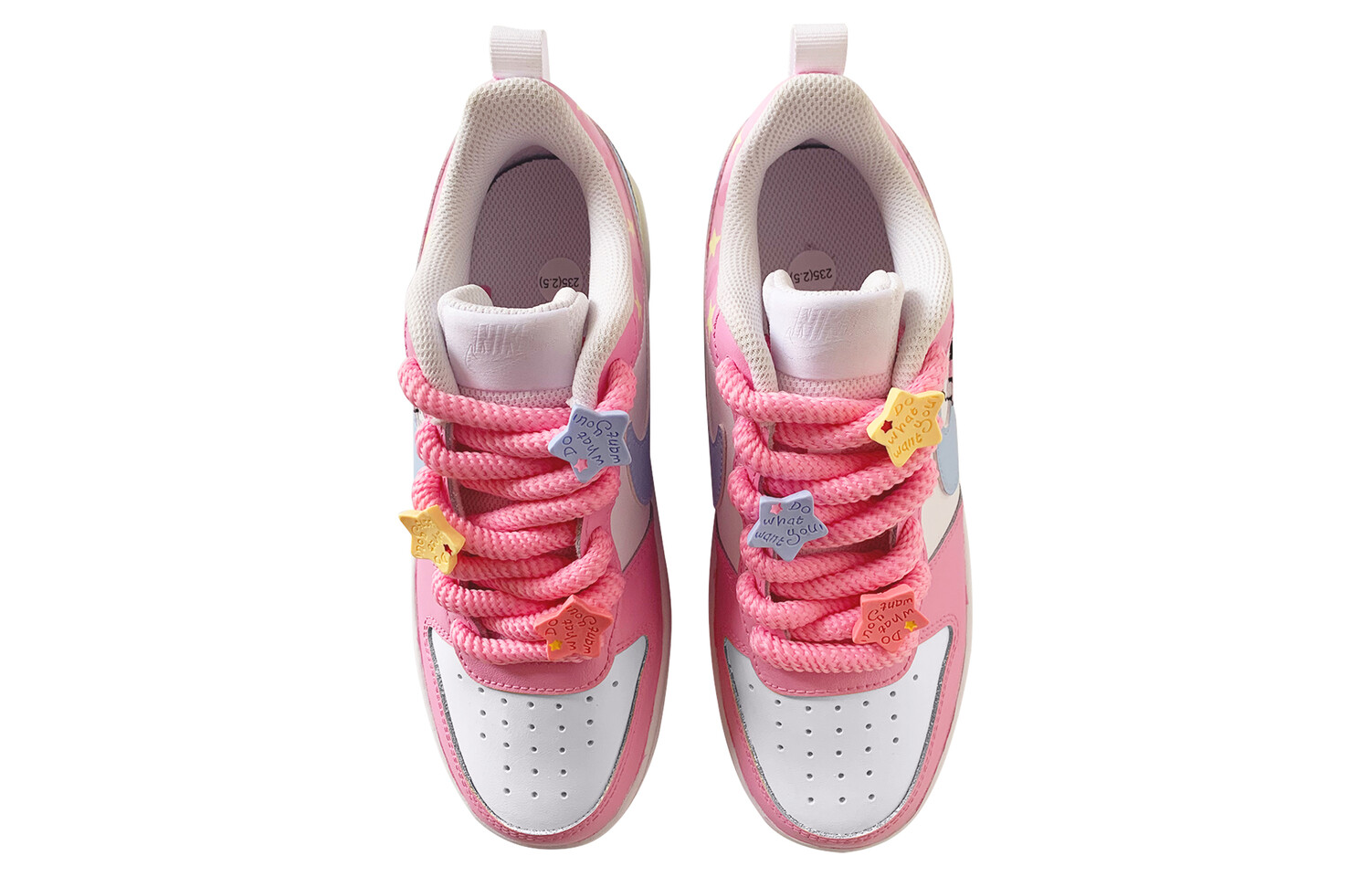 

Кроссовки Nike Court Borough Series Skateboard Shoes Women's Low-Top White Yellow/Pink