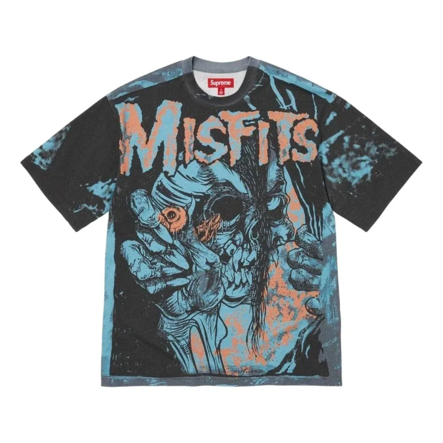 Футболка Supreme x The Misfits SS26 S/S 'Blue' SUP-SS26-151-BLU, синий