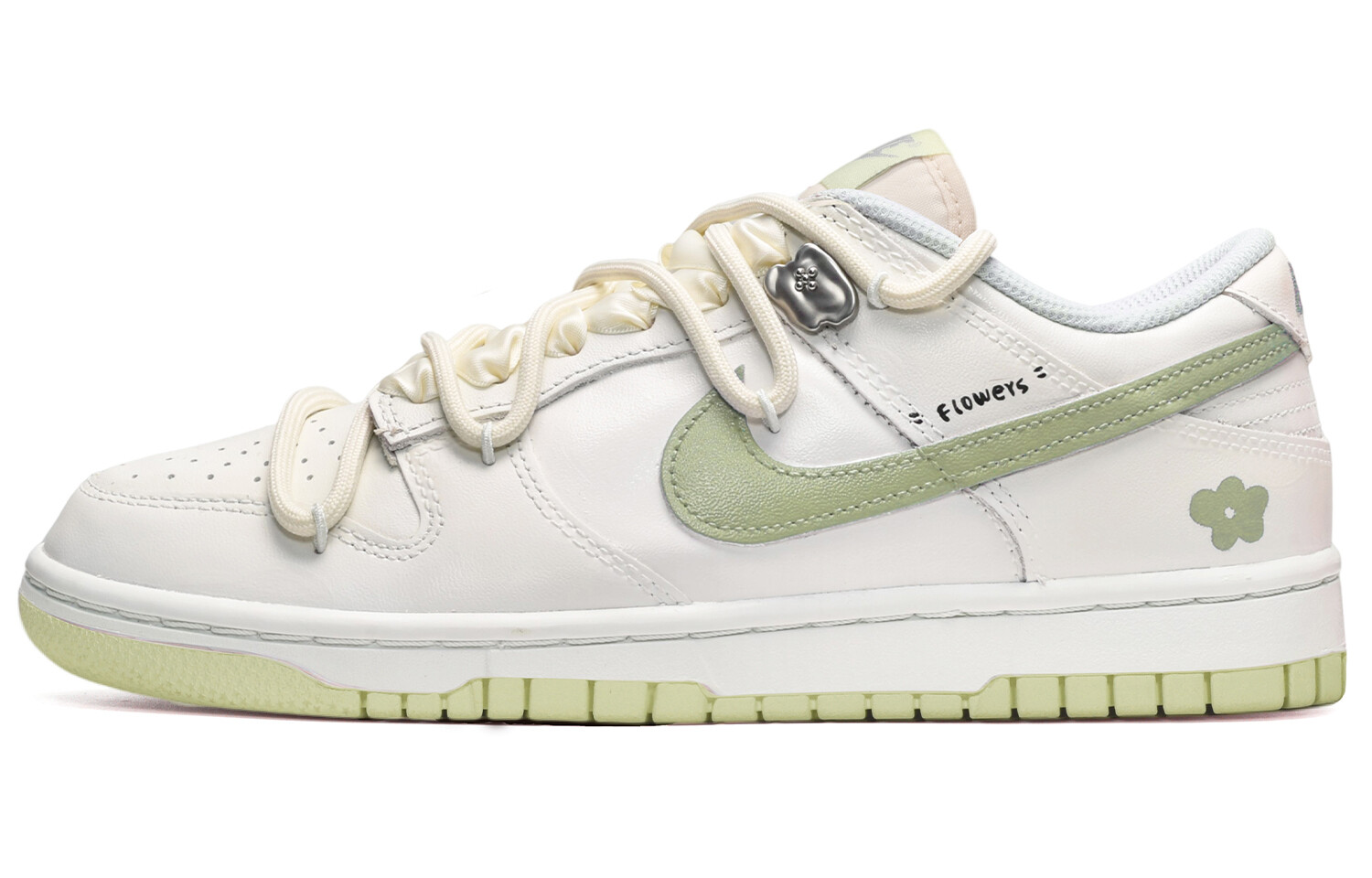 

Кроссовки Nike Dunk Skateboard Shoes Women's Low-Top White And Azure