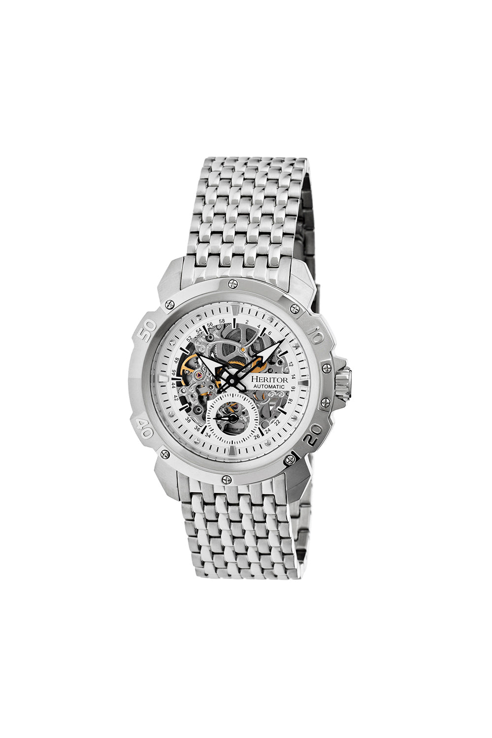 

Часы Conrad Skeleton Heritor Automatic, серебряный