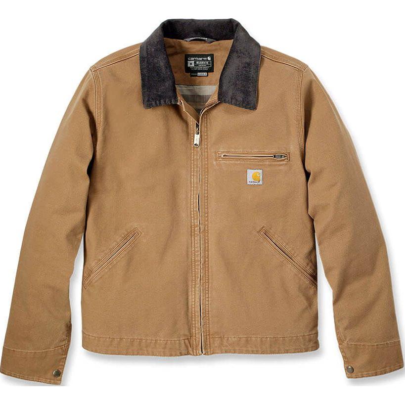 

Carhartt Переработанная прочная куртка Flex Relaxed Fit Duck свободного кроя для мужчин в коричневом цвете, Brown