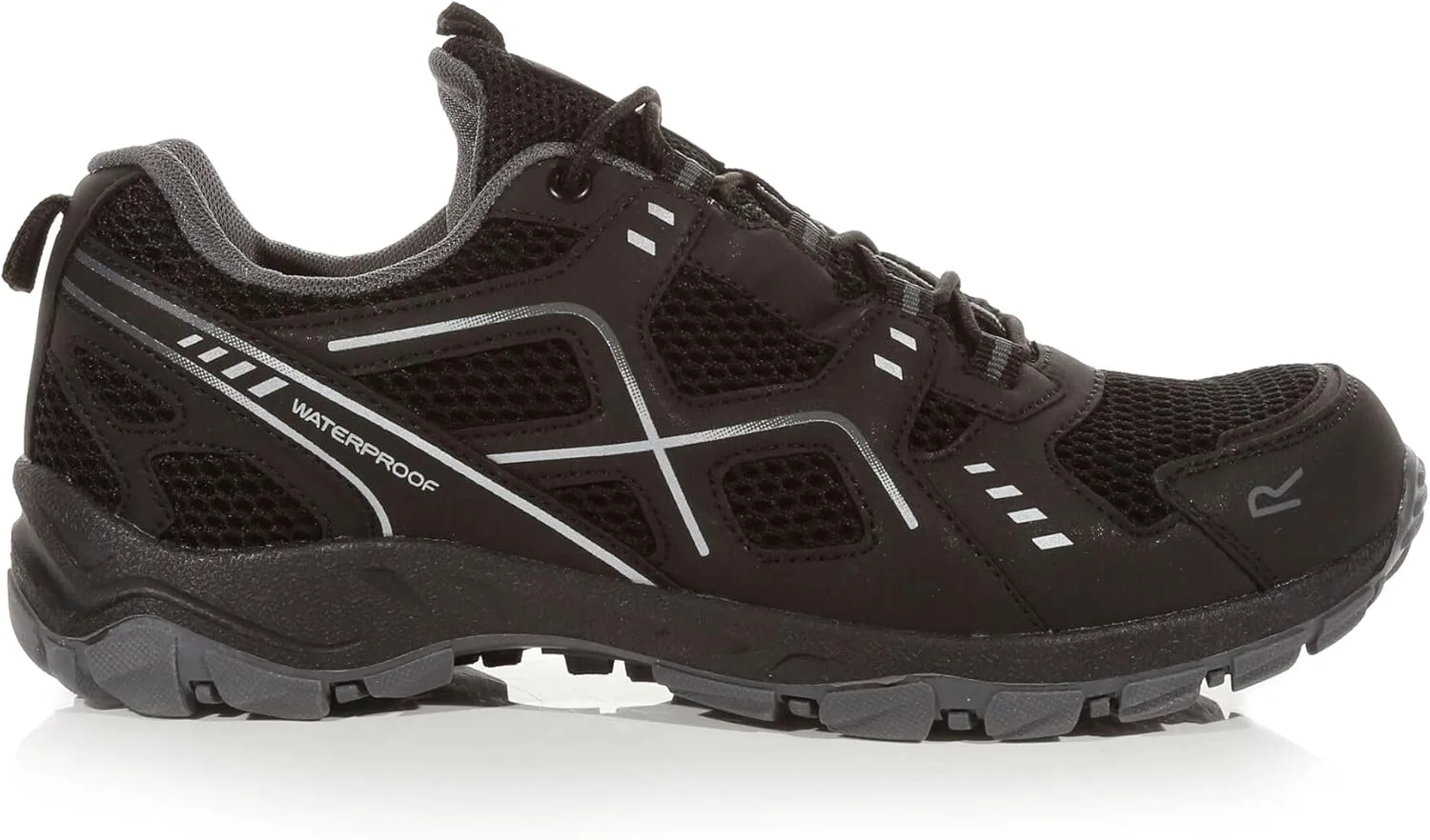 

Мужские водонепроницаемые походные кроссовки Regatta Vendeavour с шнуровкой, черный