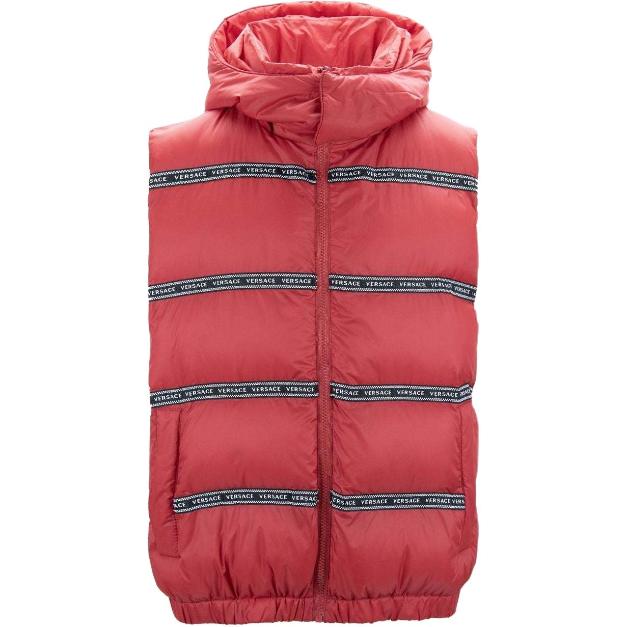 

VERSACE Жилет мужской Red с отстегивающимся капюшоном Moderate Others