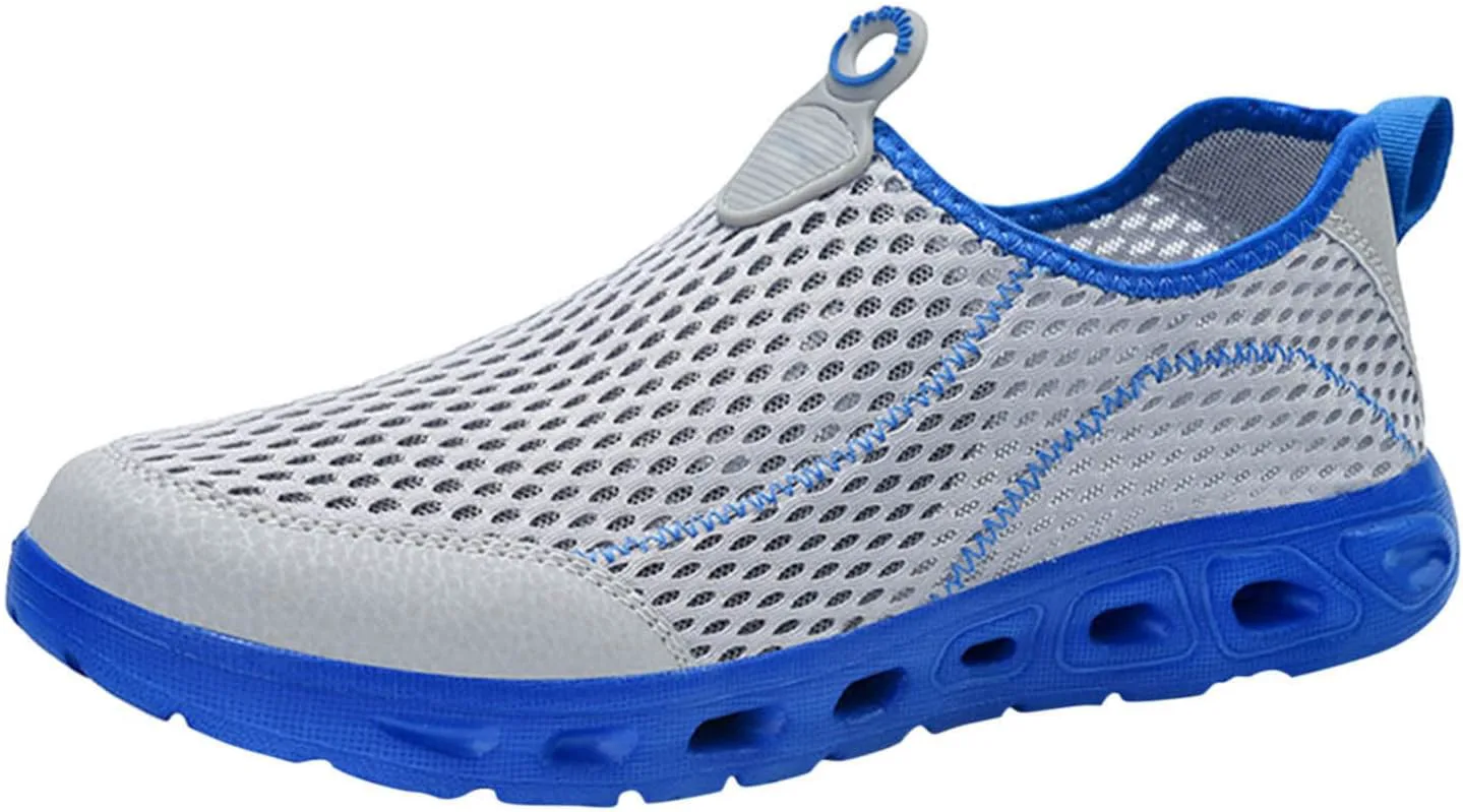 

Мужские спортивные кроссовки Весна и лето Модная новая модель Сетчатые, дышащие, комфортные, с нескользящей мягкой подошвой Generic, серый