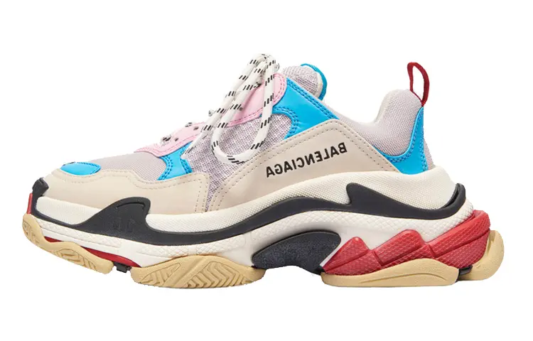 

Кроссовки Balenciaga Triple S, белый/синий