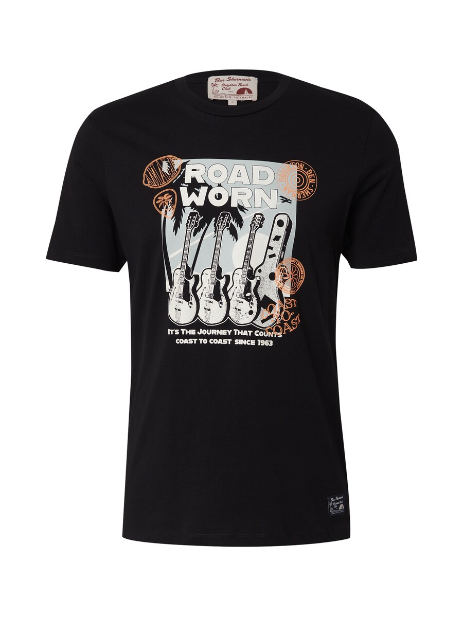 

Рубашка Ben Sherman Travel Guitar, черный
